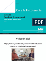 Sesion 15 Psicologia Transpersonal