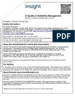 The Impact of Total Quality Management On Service Company Management On Service Company Performance Evidence From Spain