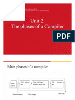 Unit 2. The Phases of A Compiler