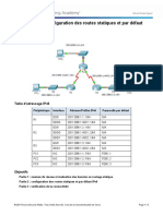 6.2.4.4 Packet Tracer - Configuring IPv6 Static and Default Routes Instructions