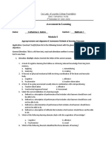 Module 5 Answer Assessment of Learning