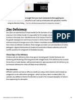 Zinc Deficiency in Chickens