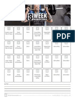 Kris Gethin 8 Week Hardcore Video Trainer Calendar - 1