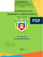 Plan de Área de Emprendimiento 2021