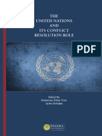 The Un and Its Conflict Resolution Role