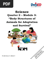 Science 4 Q2 Mod3 Body Structures of Animals v2