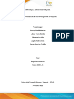 Fase 4 - Determinación de La Metodología de La Investigación - Colaborativo