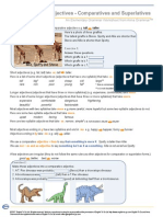 Comparatives and Superlatives Explanation and Exercises