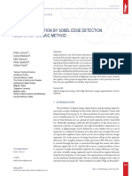 Image Segmentation by Sobel Edge Detection Algorithm - Mosaic Method