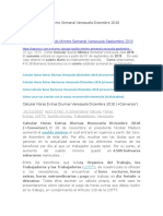 Calcular Sueldo Mínimo Semanal Venezuela Diciembre 2018 5