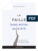 Guide D'étude - La Faille Dans Notre Sainteté - 2017