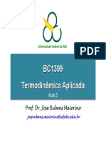 Aula 5 - Primeira Lei Da Termodinâmica para Volumes de Controle