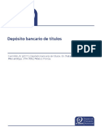 Castrillón, V. (2011) - Depósito Bancario de Títulos. en Tratado de Derecho