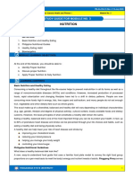 Nutrition: Study Guide For Module No. 3