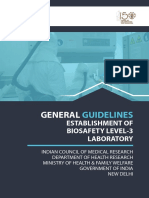 Biosafety Level 3 Guidelines