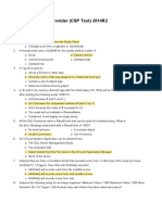 Certified Support Provider (CSP Test) 2014R2: Duration: 6 Hours