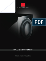 More Than A Feeling: DALI Subwoofers