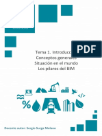 Temario - M1T1 - Introducción, Conceptos Generales, Los Pilares Del BIM