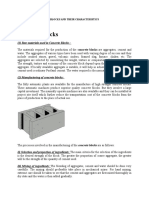 Blocks and Their Characteristics