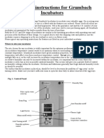 Manual para Incubadoras Grumbach