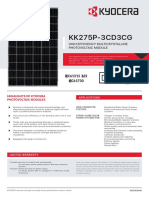 KK275P-3CD3CG: IEC61215 Ed2 IEC61730