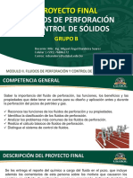 Proyecto Final Fluidos de Perforación y Sistema de Control de Sólidos - Grupo B