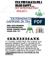 Chemistry Investigatory Project (ASHISH YADAV-12, A)