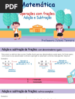 Operações Com Frações - Adição e Subtração 23.03