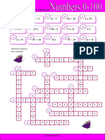 English: Write The Results in The Crossword