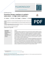 Preventive Therapy Compliance in Pediatric Tuberculosis - A Single Center Experience