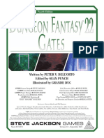 GURPS - 4th Edition - Dungeon Fantasy 22 - Gates