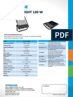 Led Flood Light 120 W SCL - Factsheet r.0