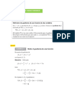 Gradientes y Espacio Vectorial