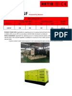 Ficha Tecnica GE 460 Kva Modelo SDW460GF