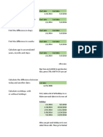 Calculate Difference Between Dates