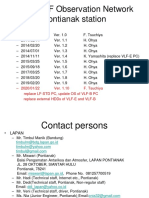 Asian VLF Observation Network Pontianak Station: - Update