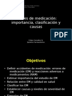 Tipos y Causas de Errores de Medicación