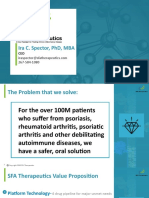 SFA Therapeutics 12 Minute Overview Presentation 30 November 2021