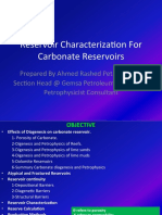 Reservoir Characterization For Carbonate Reservoirs