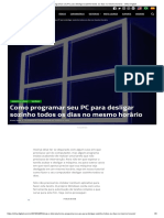 Como Programar Seu PC para Desligar Sozinho Todos Os Dias No Mesmo Horário - Olhar Digital