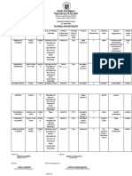 Summary Weekly Plan Filipino Department