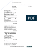 Pre-Intermediate Unit Test 3: Grammar