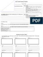 Book Trailer Planner