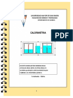 Informe 4 Calorimetria