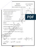 Série D'exercices N°2 - Math - Limites Et Continuité, Angles Orientés - 3ème Sciences Exp (2016-2017) MR Bouchriha Khaled