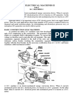 Ex501 Electrical Machines Ii: Unit-I D.C. Machine-I