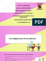 Unidad 8. Las Obligaciones de Los Patrones y Trabajadores