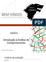 Slide 01 - Introdução À Análise Do Comportamento