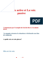 4.représentation de La Voix Active Et de La Voix Passive