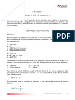 Finanzas I Resolución de Ejercicios: Ejercicio 1